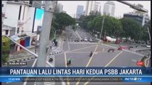 Hari Kedua PSBB, Lalu Lintas Jakarta Lengang