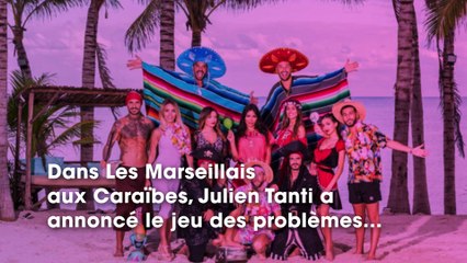 Les Marseillais aux Caraïbes  Les candidats réagissent au jeu des problèmes de Julien
