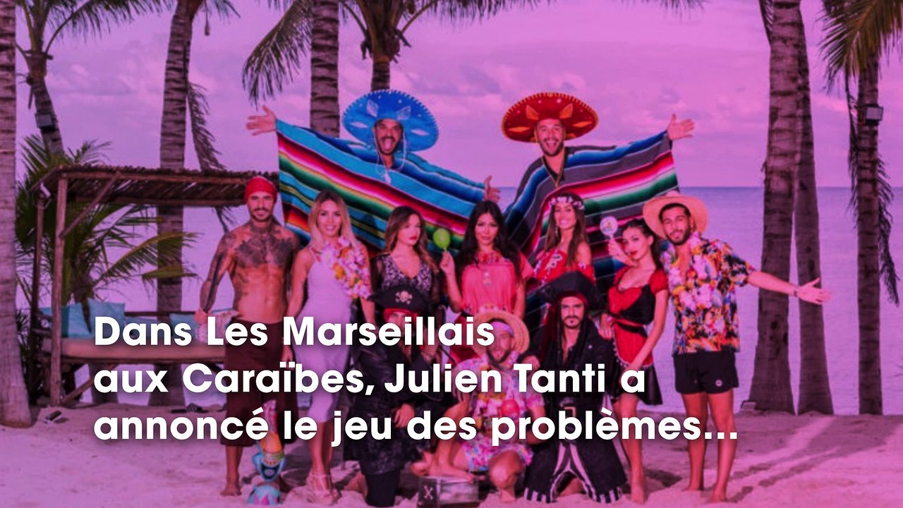 Les Marseillais aux Caraïbes  Les candidats réagissent au jeu des problèmes de Julien
