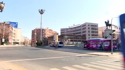 Başkentte sokağa çıkma yasağı nedeniyle tarihi ve turistik mekanlar boş kaldı (1)