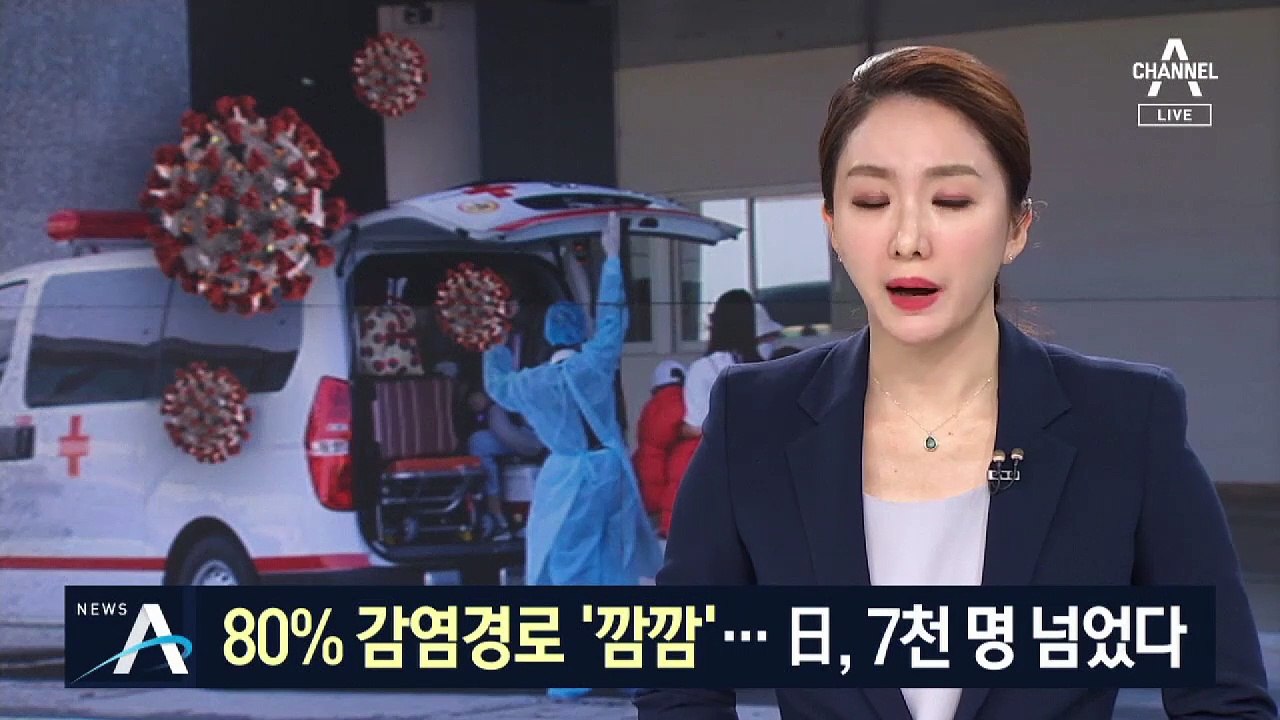 日, 확진자 7천 명 넘었다…도쿄 80% 감염경로 ‘깜깜’
