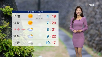 휴일 구름 많고 비·소나기…강원 산지 많은 눈