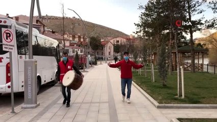 Bayburt'ta davullu evde kal çağrısı