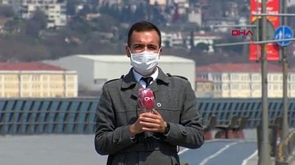 Üsküdar sahilinde drone ile denetim