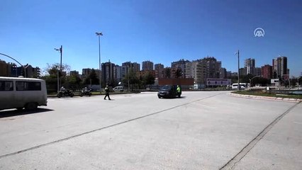 Sokağa çıkma yasağına helikopterli denetim
