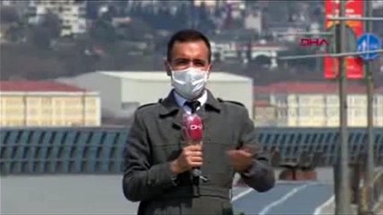 Üsküdar sahilinde drone ile denetim