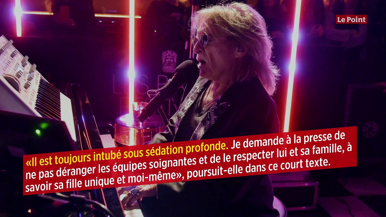 Le chanteur Christophe se trouve en réanimation à Brest