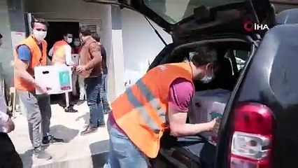 Nilüfer Belediyesi'nden evlere ekmek ve ilaç servisi