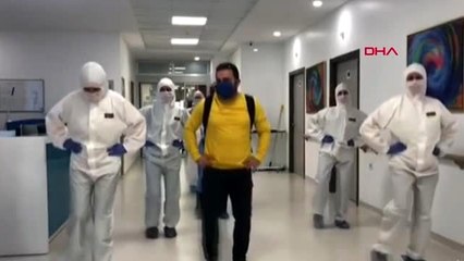 KIRKLARELİ Koronavirüsü yenen hasta dans ederek taburcu oldu