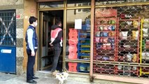 Bahçelievler'de açık olan markete polis baskını