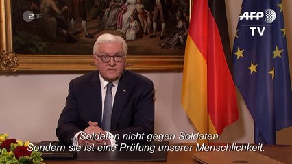 Steinmeier: Pandemie ist Prüfung unserer Menschlichkeit