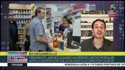 Brasil: Bolsonaro pierde apoyo popular por su inacción ante pandemia