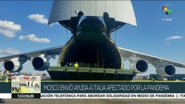 Rusia envía ayuda humanitaria a países afectados por el COVID-19