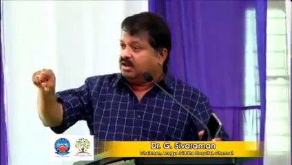 Dr G.Sivaraman's speech on food habits of current generation