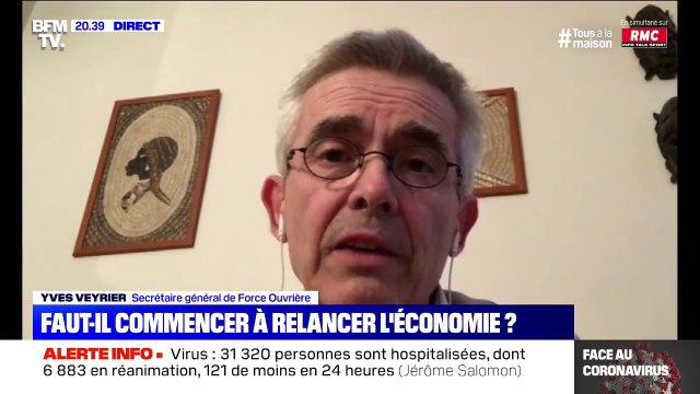Selon Yves Veyrier (FO), il faut que les efforts viennent de tous côtés pour relancer l'économie