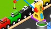 Learn Colors With Animal - Colors for Children to Learn with Toy Street Vehicles - Educational Videos - Toy Cars for Kids