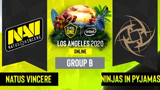 Dota2 - Ninjas in Pyjamas vs. Natus Vincere - Game 1 - Group B - EU:CIS - ESL One Los Angeles
