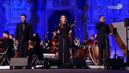 ترنيمة وآذان للبنانية تانيا قسيس من كاتدرائية ميلانو للعالم ‏