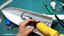 Crafting RC Boats with Motor 540 and PVC