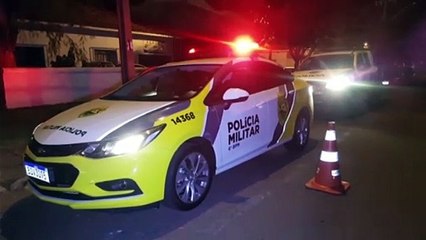 Equipes de segurança pública vãos às ruas para o toque de recolher