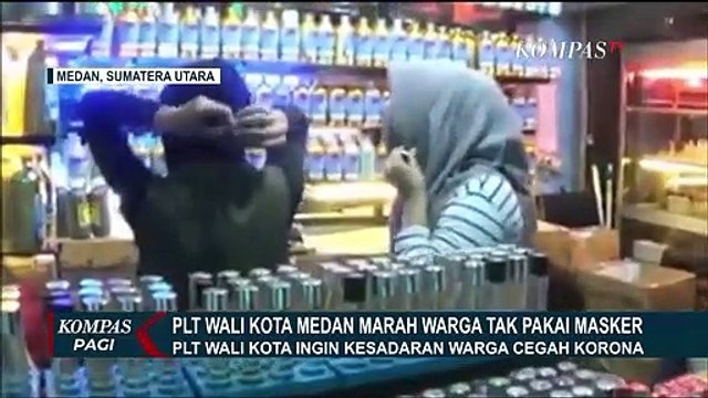 Sidak ke Pasar Banyak Warga Tak Pakai Masker, Ini Imbauan Plt Wali Kota Medan