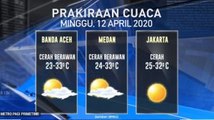 Prakiraan Cuaca Minggu, 12 April 2020