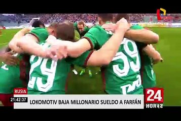 Lokomotiv reduce el millonario salario de Jefferson Farfán