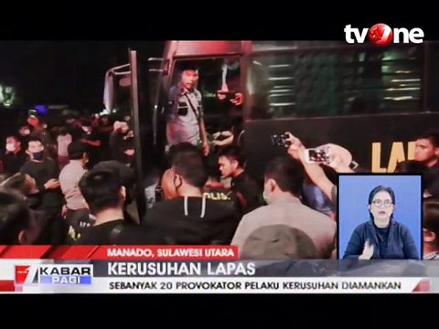 Pasca Kerusuhan Lapas Manado, 20 Napi Provokator Diamankan