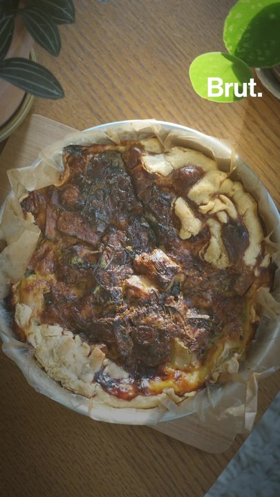 "Compost" quiche recipe, a lockdown special