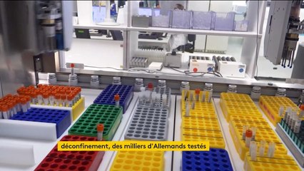Déconfinement : des milliers d'Allemands sont testés