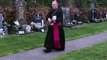 Bishop of Derry carries out solitary Easter Sunday Blessing at City Cemetery during coronavirus pandemic