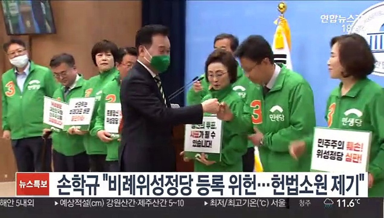 손학규 "선관위의 비례위성정당 등록은 위헌…내일 헌법소원"