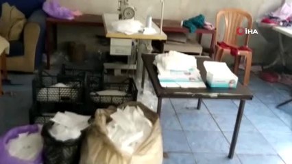 Uşak'ta kaçak maske operasyonu: 264 bin cerrahi maske ele geçirildi