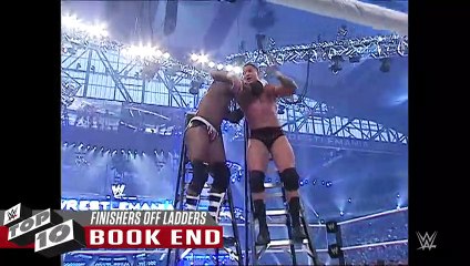 Finishing moves off ladders_ WWE Top 10