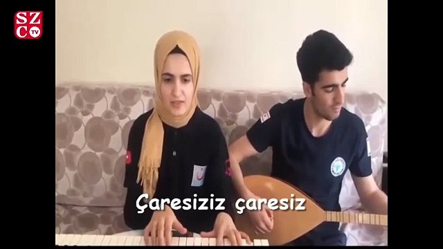 Atanamayan sağlıkçılardan yetkililere şarkılı tepki