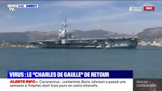 Le porte-avions Charles de Gaulle est arrivé à Toulon