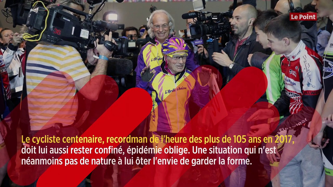 Vélo et gymnastique : comment Robert Marchand, 108 ans, vit le confinement