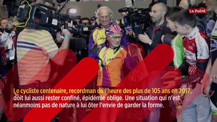 Vélo et gymnastique : comment Robert Marchand, 108 ans, vit le confinement