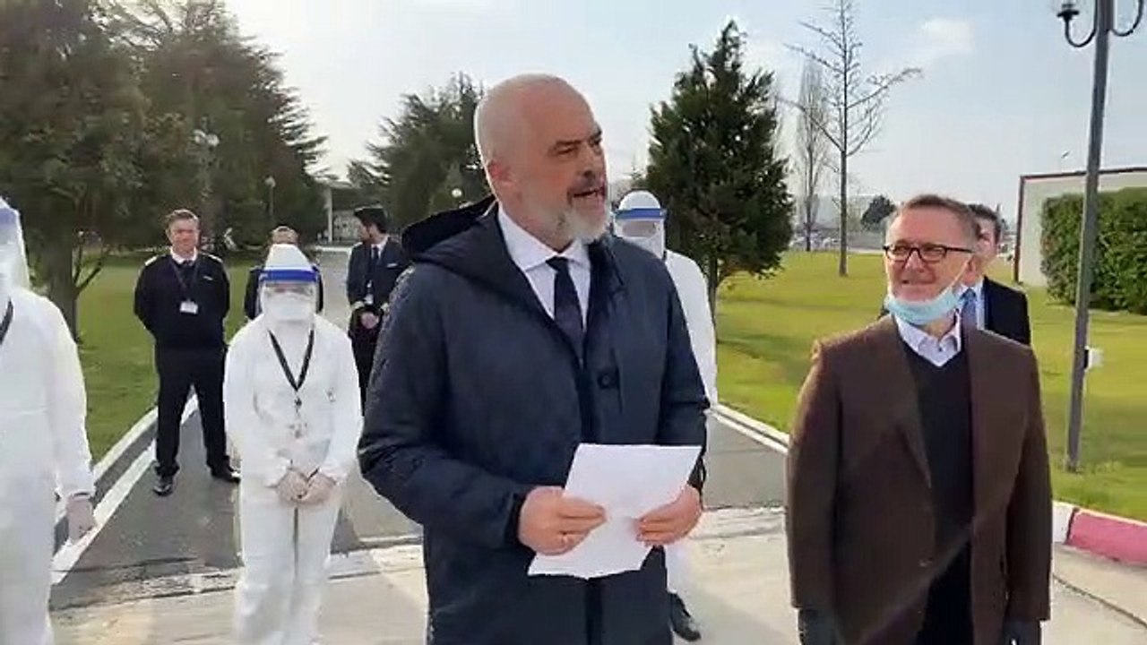 30 Albanian Medics/Doctors were sent to Bergamo, Italy for help