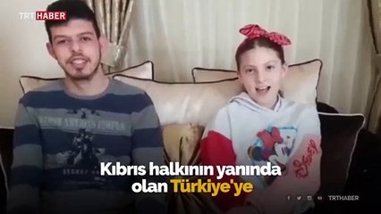 KKTC'li çocuklardan 'Teşekkürler Türkiye'm klibi