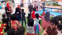 Bunny and Momo Dancing on Baby Shark Song - Having Fun