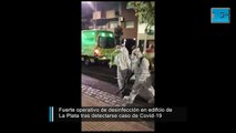 Fuerte operativo sanitario en el centro de La Plata tras detectarse caso de coronavirus