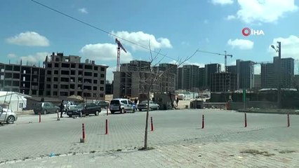 Nevşehir'de TOKİ inşaat alanı karantinaya alındı