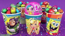 LOL Speckled Eggs Surprise Cups Toy Story Barbie Spongebob PJ Masks My Little Pony Surprise Eggs