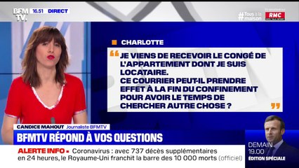 Download Video: Je viens de recevoir le congé de l'appartement dont je suis locataire. Peut-il prendre effet à la fin du confinement ?