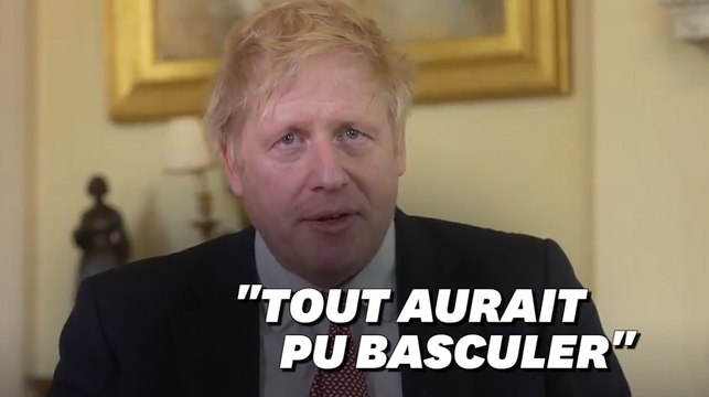 Après une semaine où tout aurait pu basculer pour lui, Boris Johnson remercie les soignants