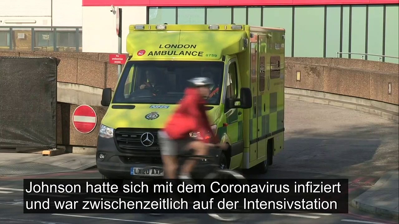 Johnson: Gesundheitssystem 'hat mir das Leben gerettet'
