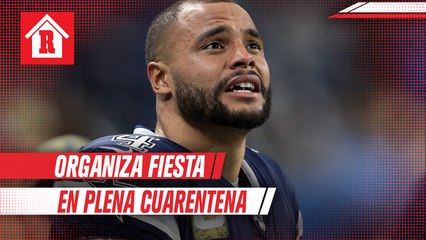 Quarterback de los Cowboys organizó fiesta en plena cuarentena