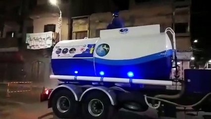 تعقيم شوارع مركز ومدينة منيا القمح بالشرقية