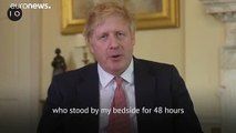 Coronavirus Pandemie: Premierminister Boris Johnson aus Klinik entlassen